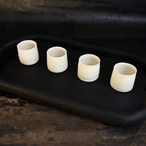 Plateau Bois brûlé Sébastien Krier wabisabi galerie boutique ouvrage aix en provence