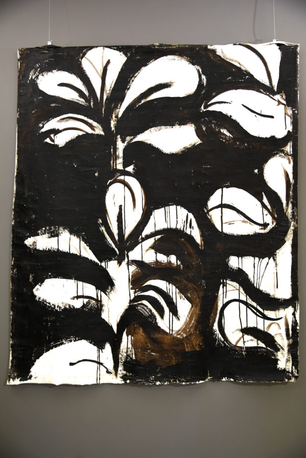 Panneau décoratif Anne Bacquié bitume de judée galerie boutique ouvrage aix en provence