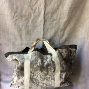 Cabas Anne Bacquié bitume de judée galerie boutique ouvrage aix en provence