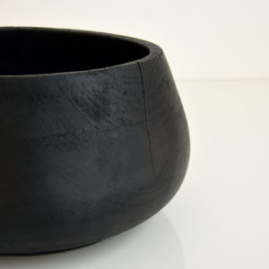 Saladier Bois brûlé Sébastien Krier wabisabi galerie boutique ouvrage aix en provence